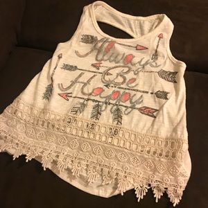 Be Happy Unique Childs Tank SzS